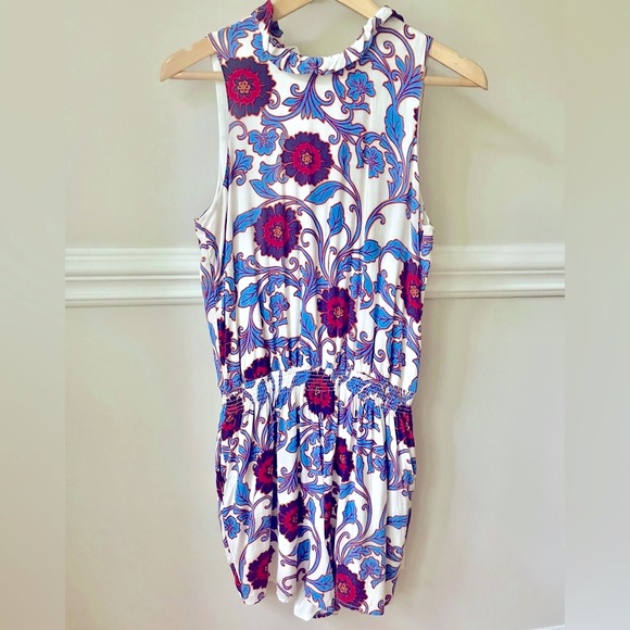 GIBSON Hi Sugarplum! Smocked waist romper - Picture 5 of 7